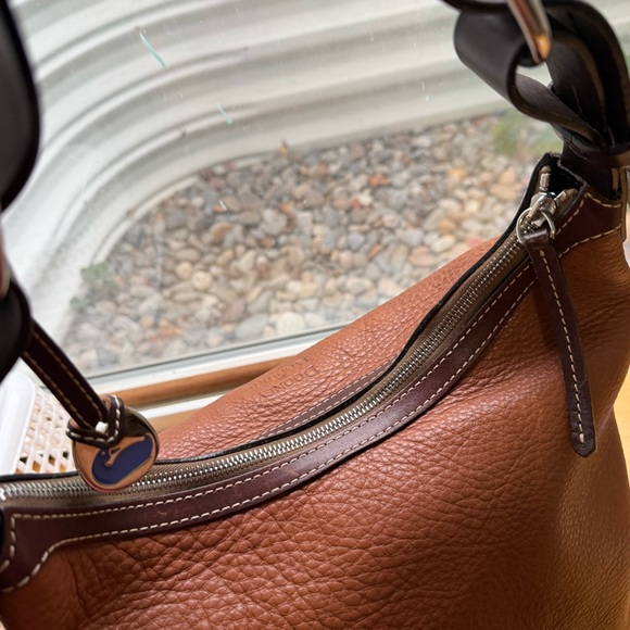 Dooney & Bourke Vintage Pebble Leather Hobo Bag - Picture 10 of 14